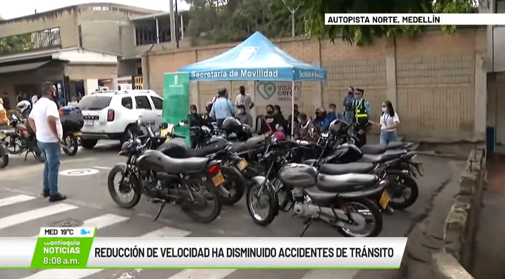 Reducción de velocidad ha disminuido accidentes de tránsito