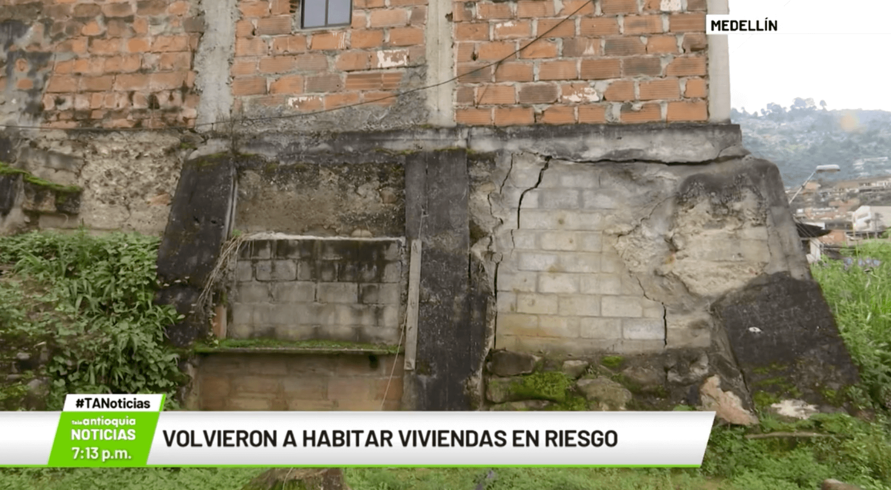 Volvieron a habitar viviendas en riesgo