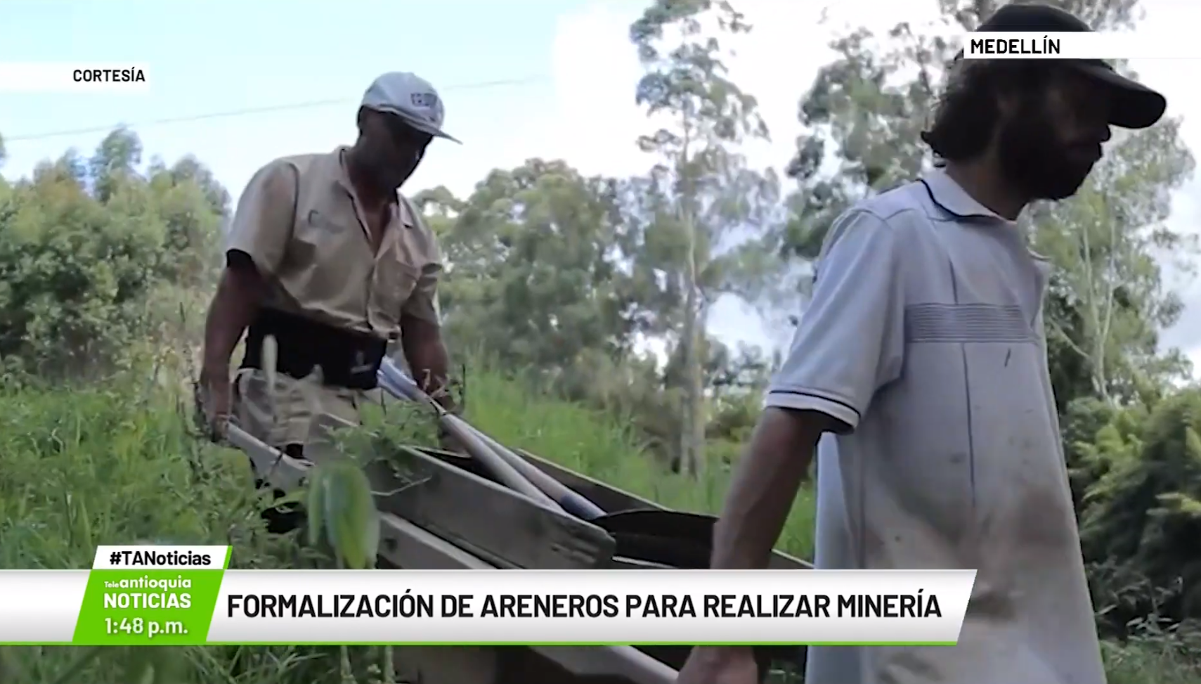 Formalización de areneros para realizar minería