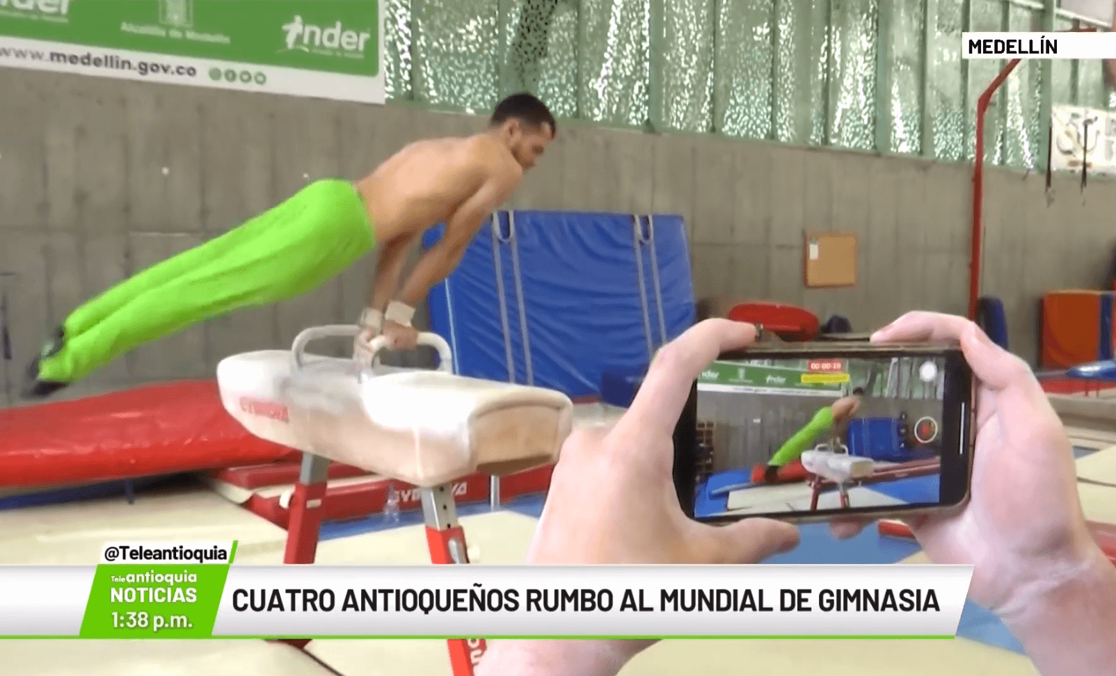 Cuatro Antioqueños rumbo al Mundial de gimnasia