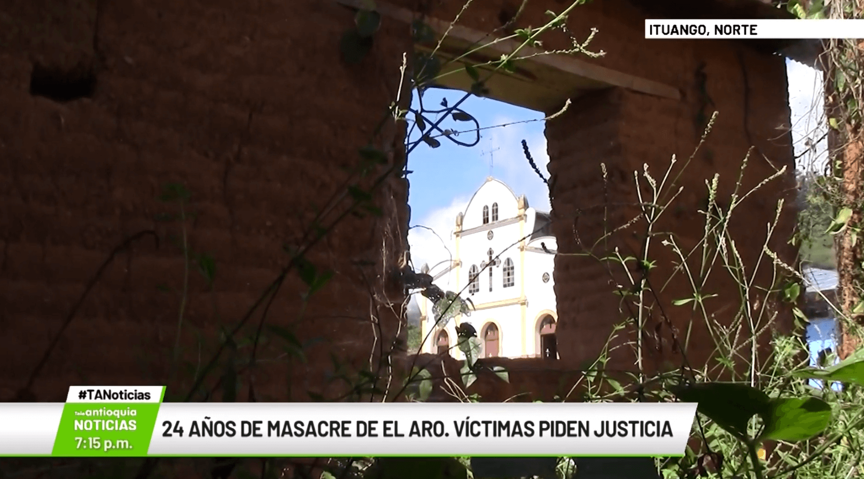24 años de masacre de El Aro. Víctimas piden justicia