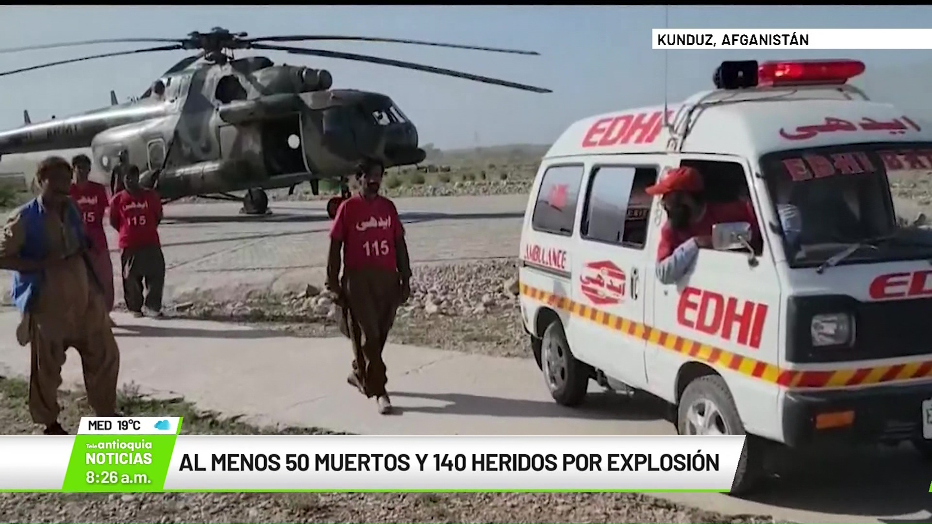 Al menos 50 muertos y 140 heridos por explosión