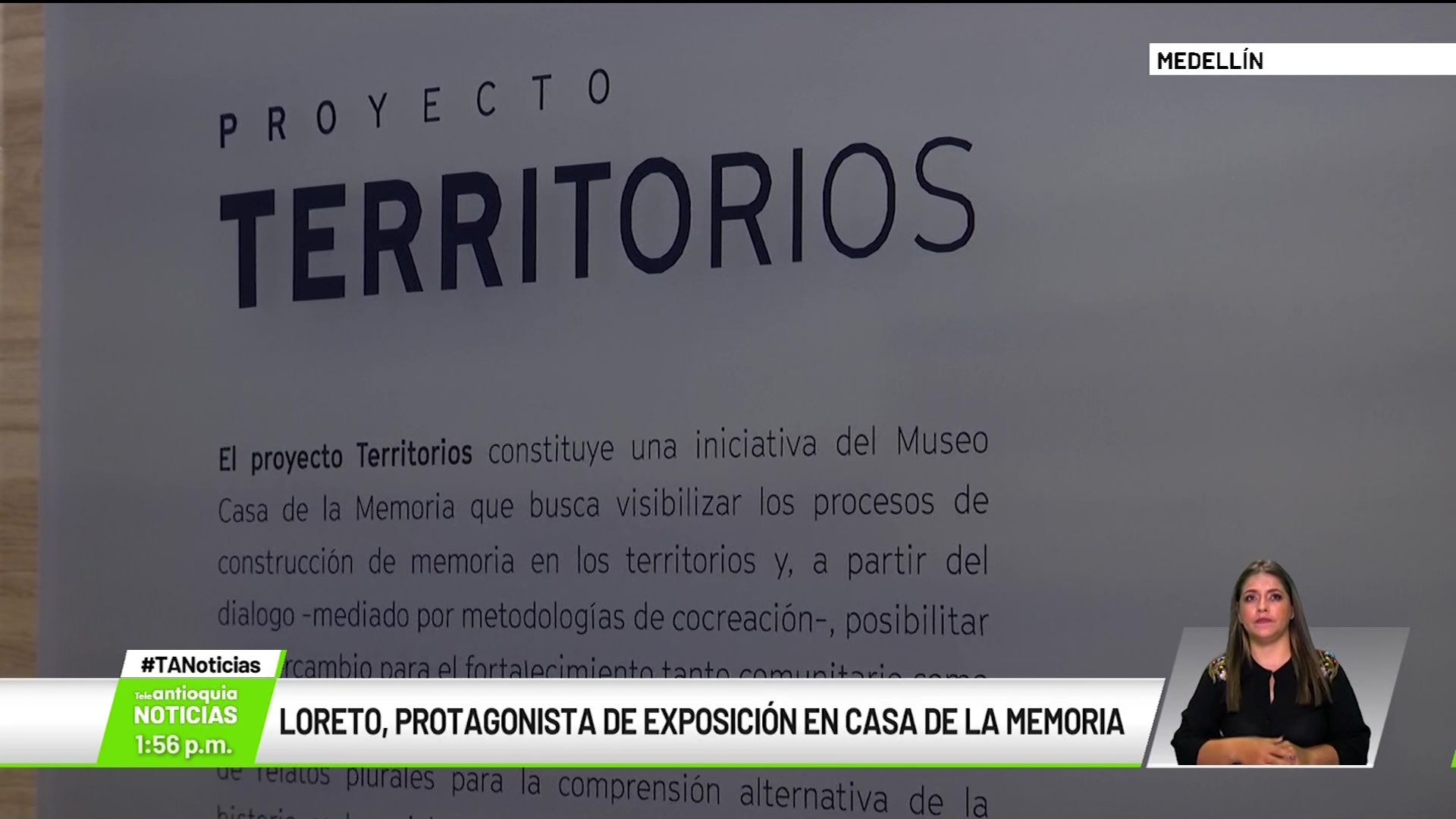 Loreto, protagonista de exposición en Casa de la Memoria