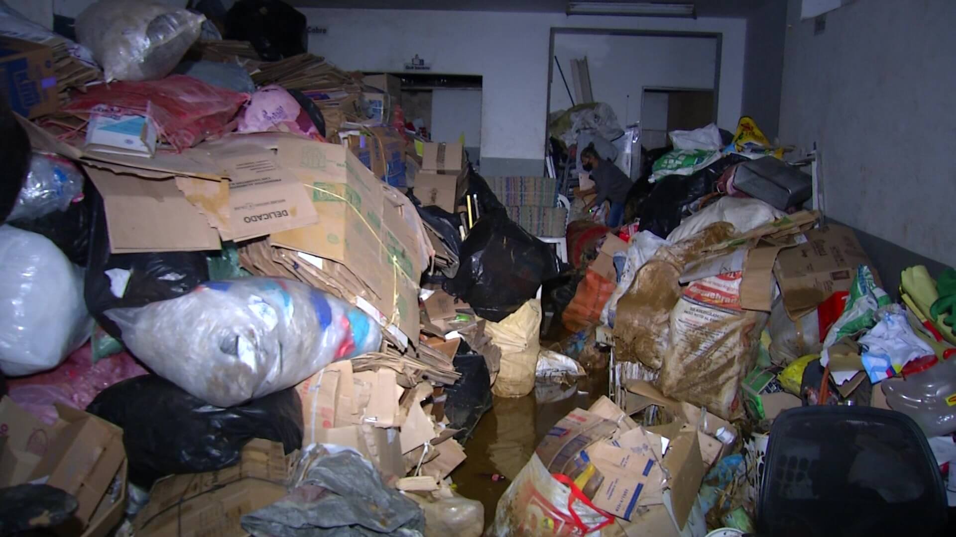 Bodega de cooperativa de recicladores quedó destruida