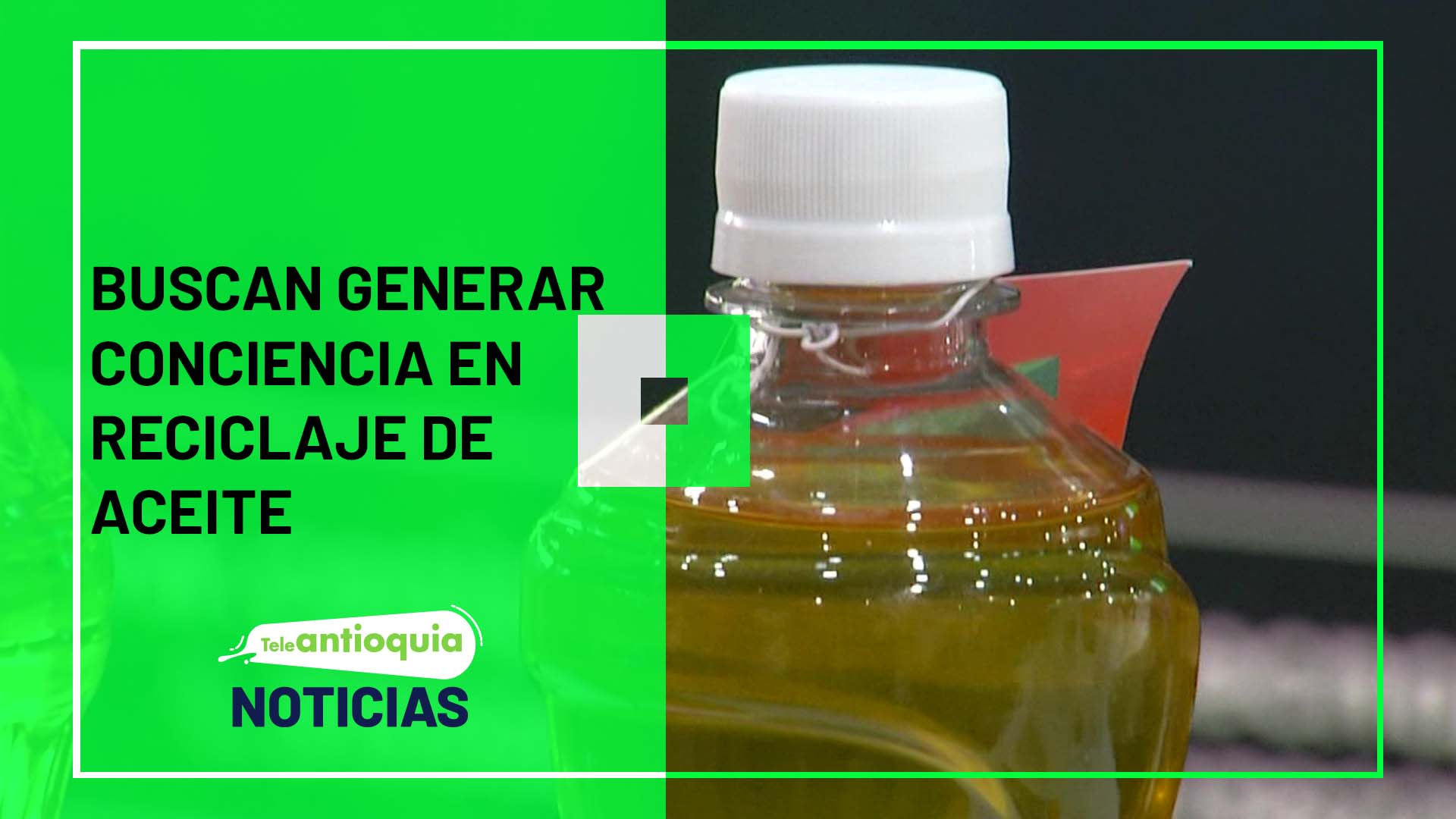 Buscan generar conciencia en reciclaje de aceite