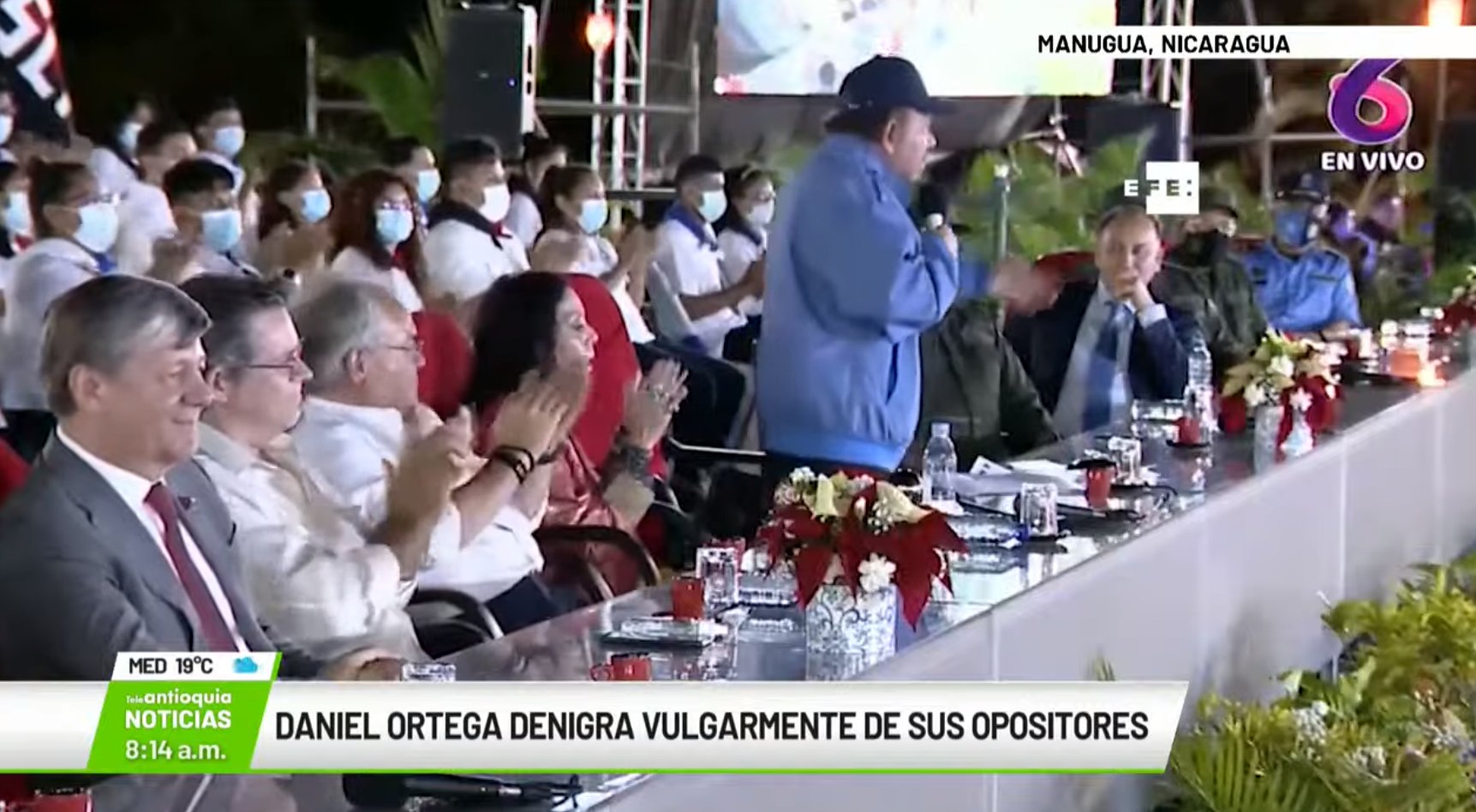 Daniel Ortega denigra vulgarmente a sus opositores