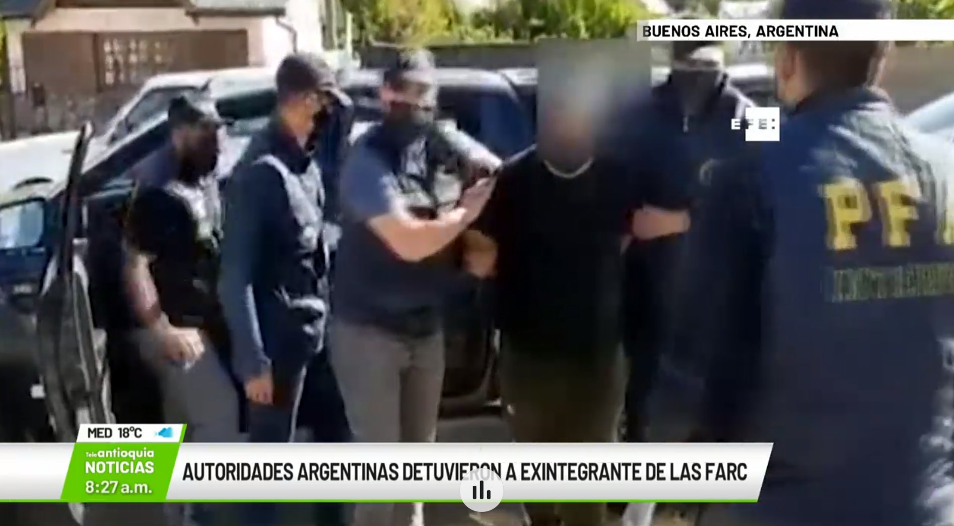 Internacional: autoridades argentinas detuvieron a exintegrante de las FARC