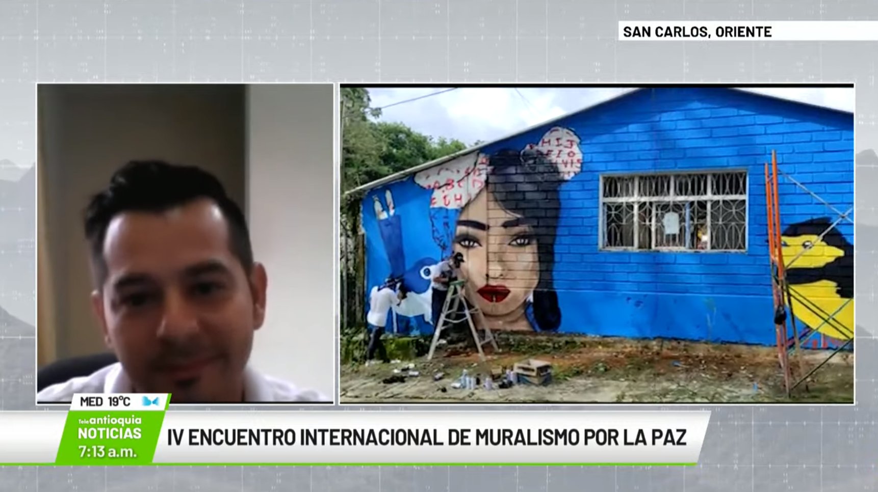 Entrevista con José López Rincón, director Encuentro Internacional de Muralismo