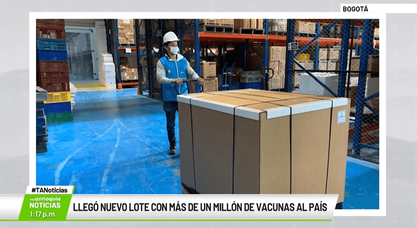 Llegó nuevo lote de con más de un millón de vacunas al país