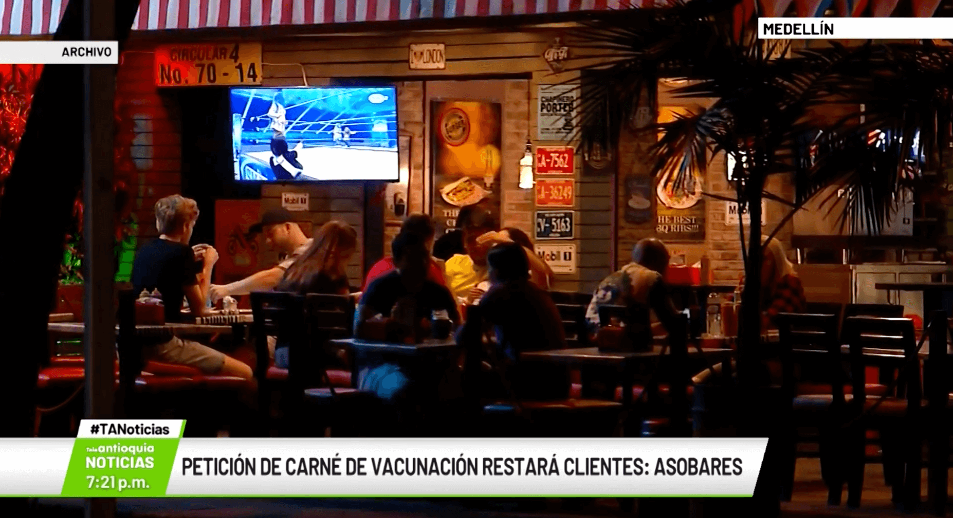 «Petición de carné de vacunación restará clientes»: Asobares