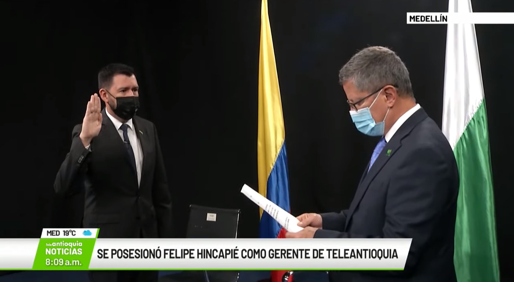 Se posesionó Felipe Hincapié como gerente de Teleantioquia