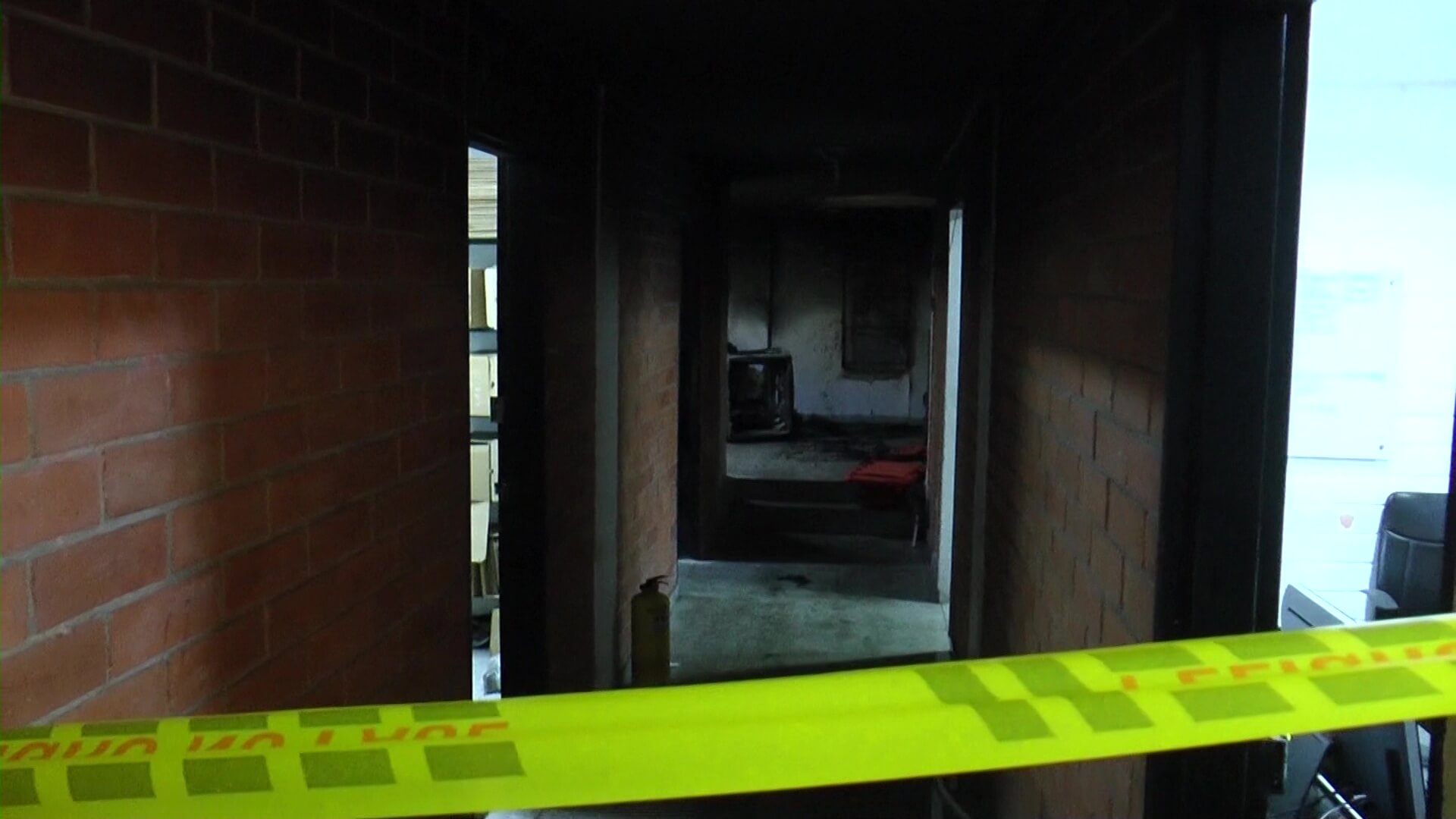 Un detenido muere por incendio en la Estación de Policía de La Unión