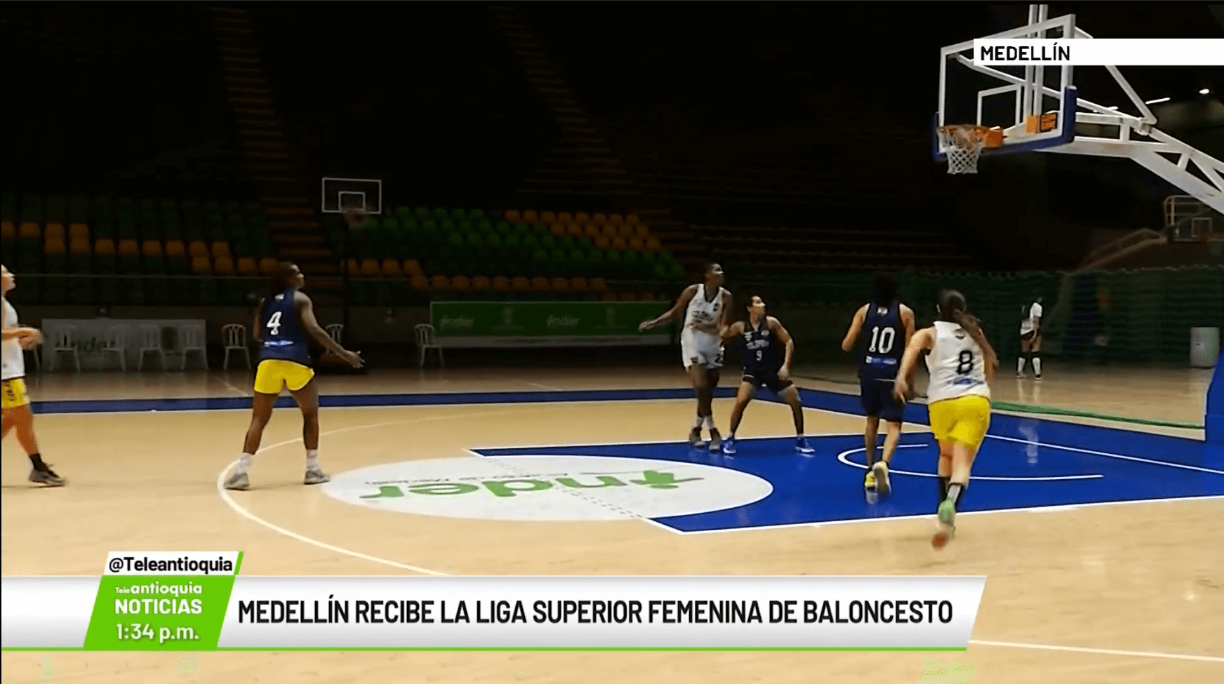 Medellín recibe la Liga Superior Femenina de baloncesto