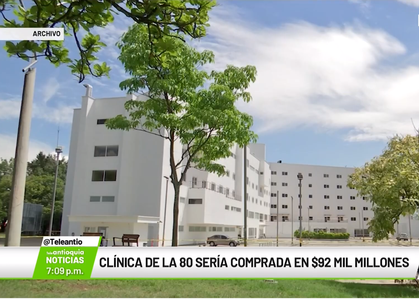 Clínica de la 80 sería comprada en $92 mil millones