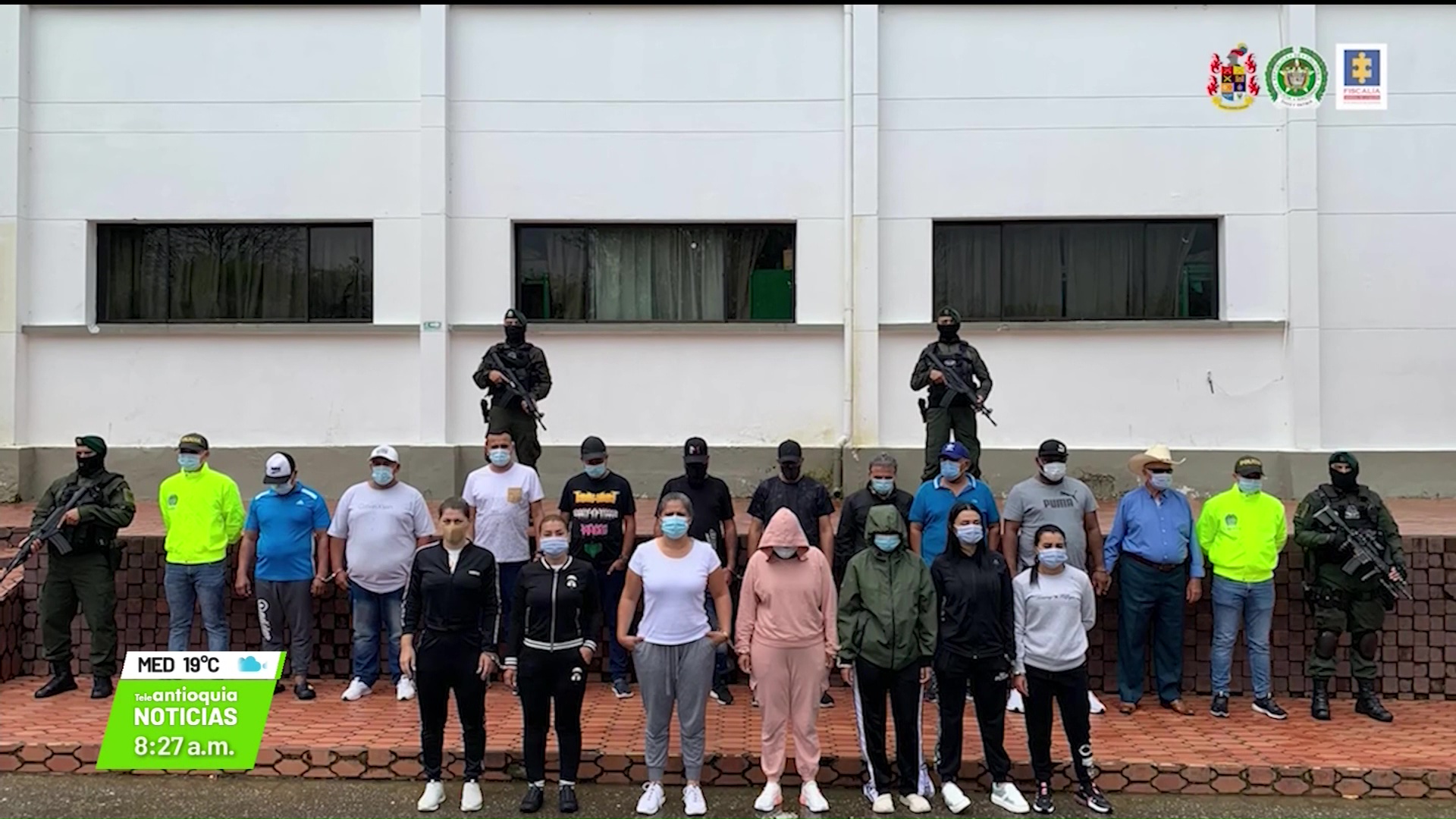 Reportan 27 capturados y millonaria incautación al «Clan del Golfo»