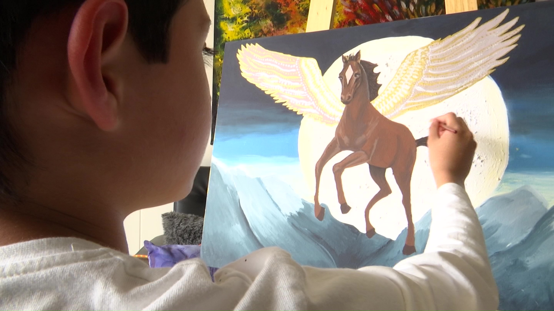 Con su arte, Lucas Reyes impresionó en Corea del Sur