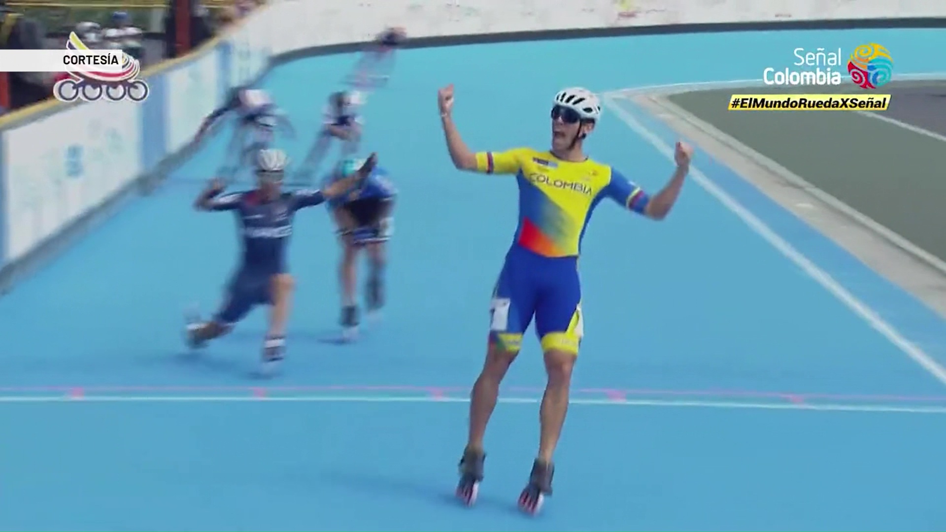 Colombia, rey de la pista en los mundiales de patinaje