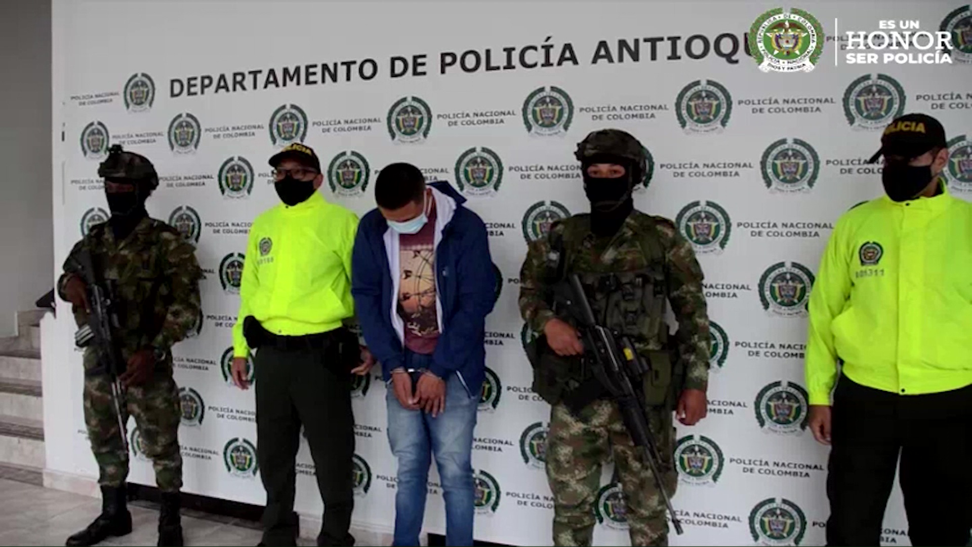 Capturado presunto asesino de dos policías en Frontino