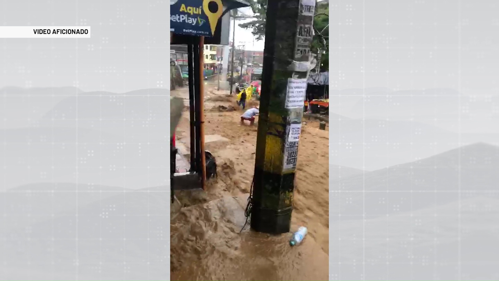 Solidaridad con los damnificados por el más reciente aguacero