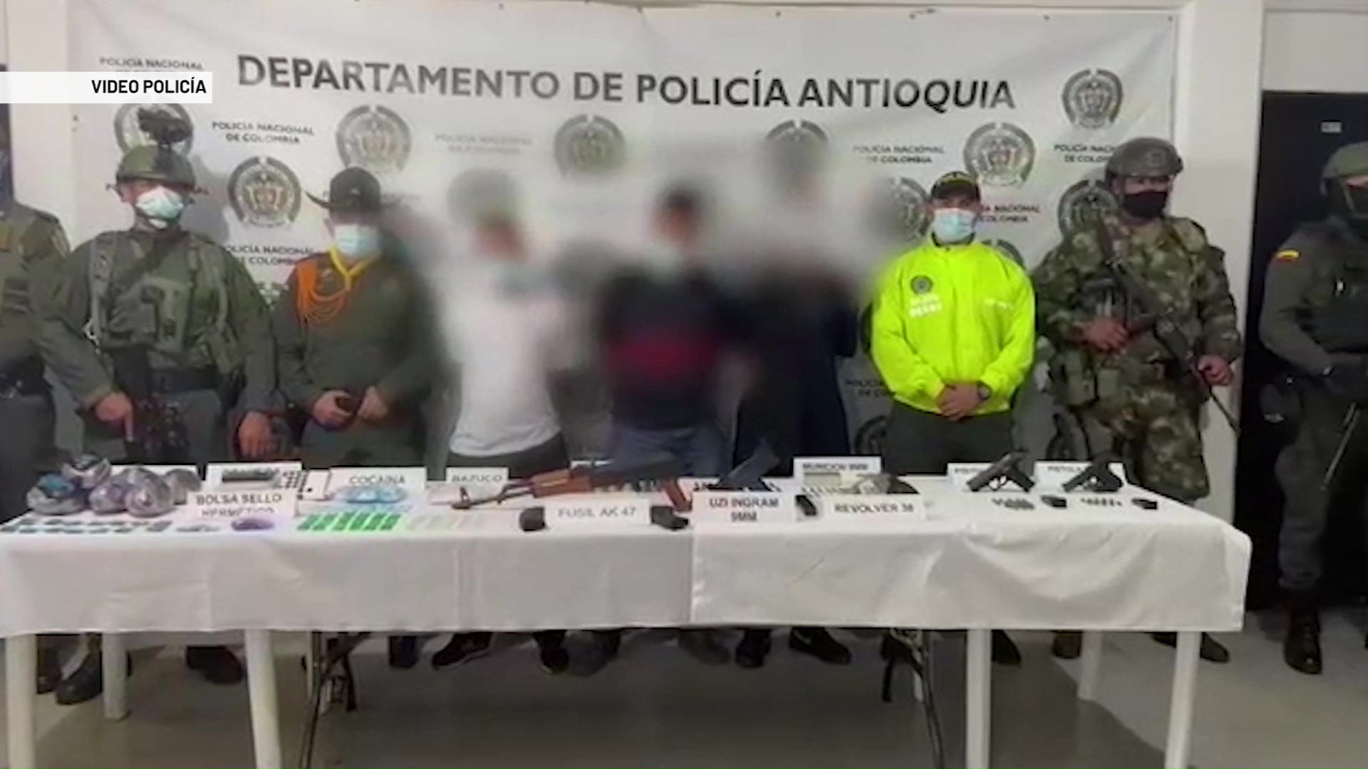 14 capturados por diversos delitos en Antioquia