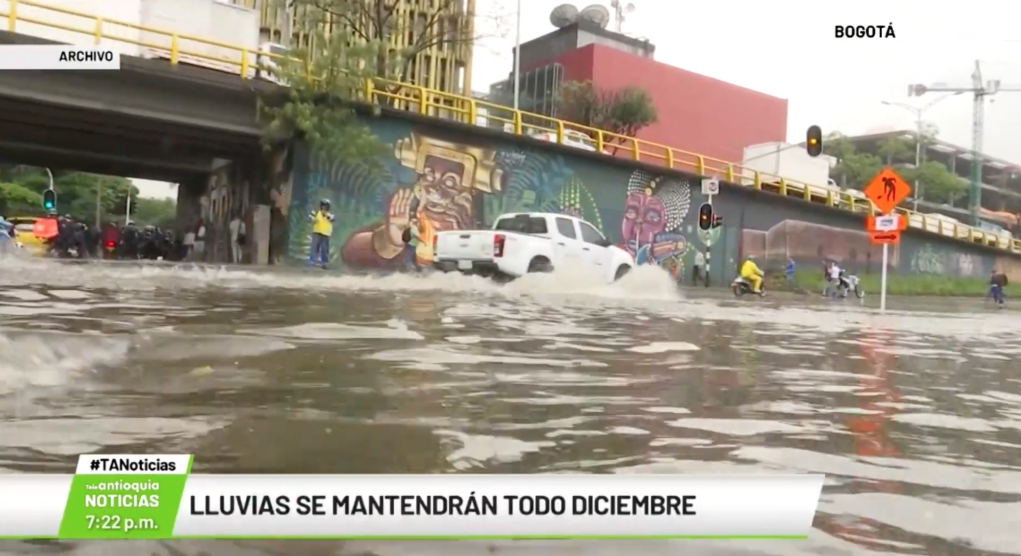 Lluvias se mantendrán todo diciembre