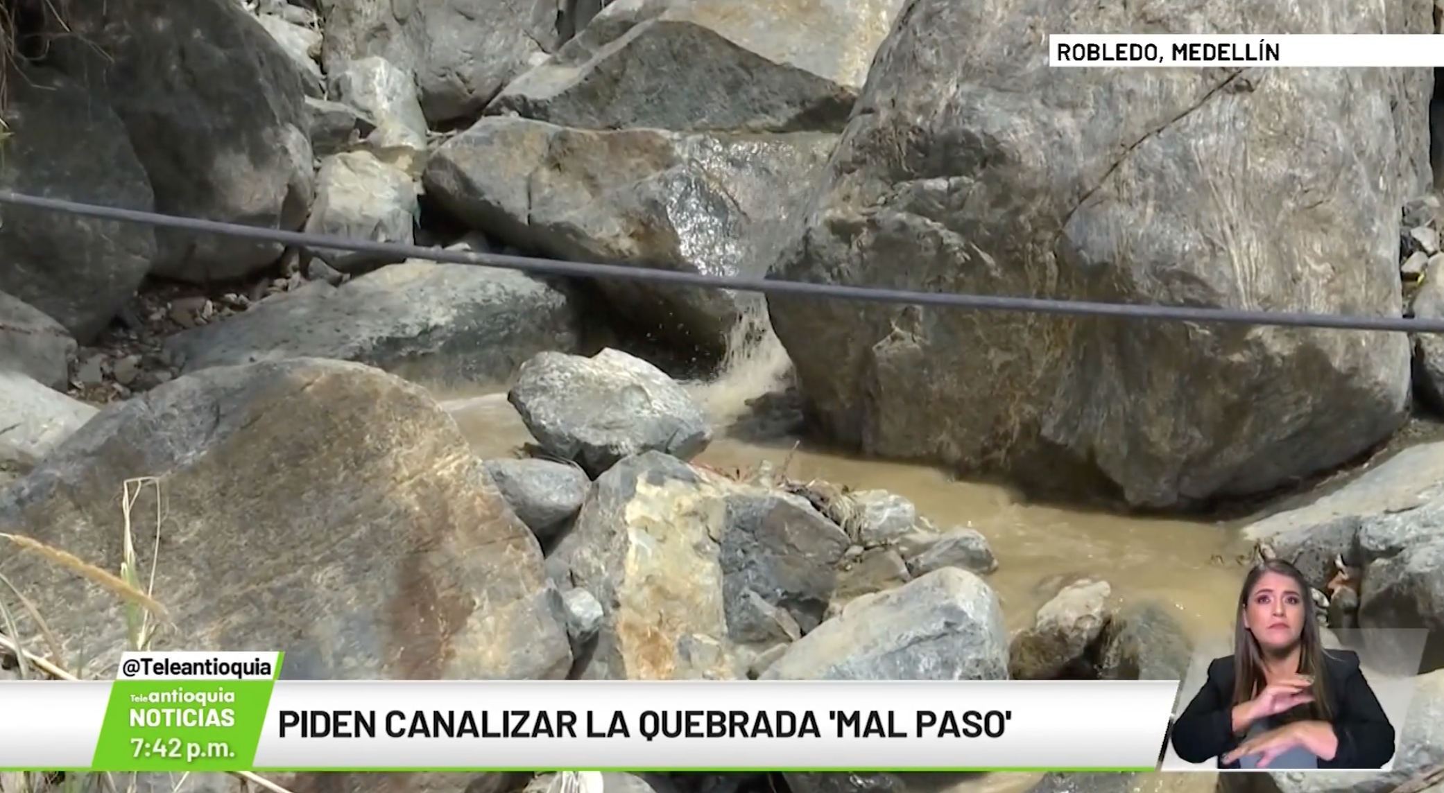 Piden canalizar la quebrada ‘Mal Paso’