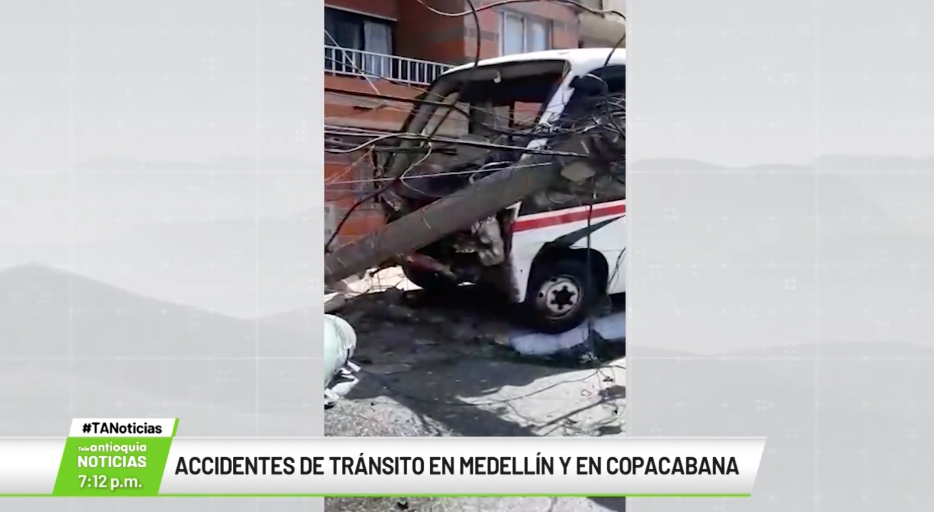Accidentes de tránsito en Medellín y en Copacabana
