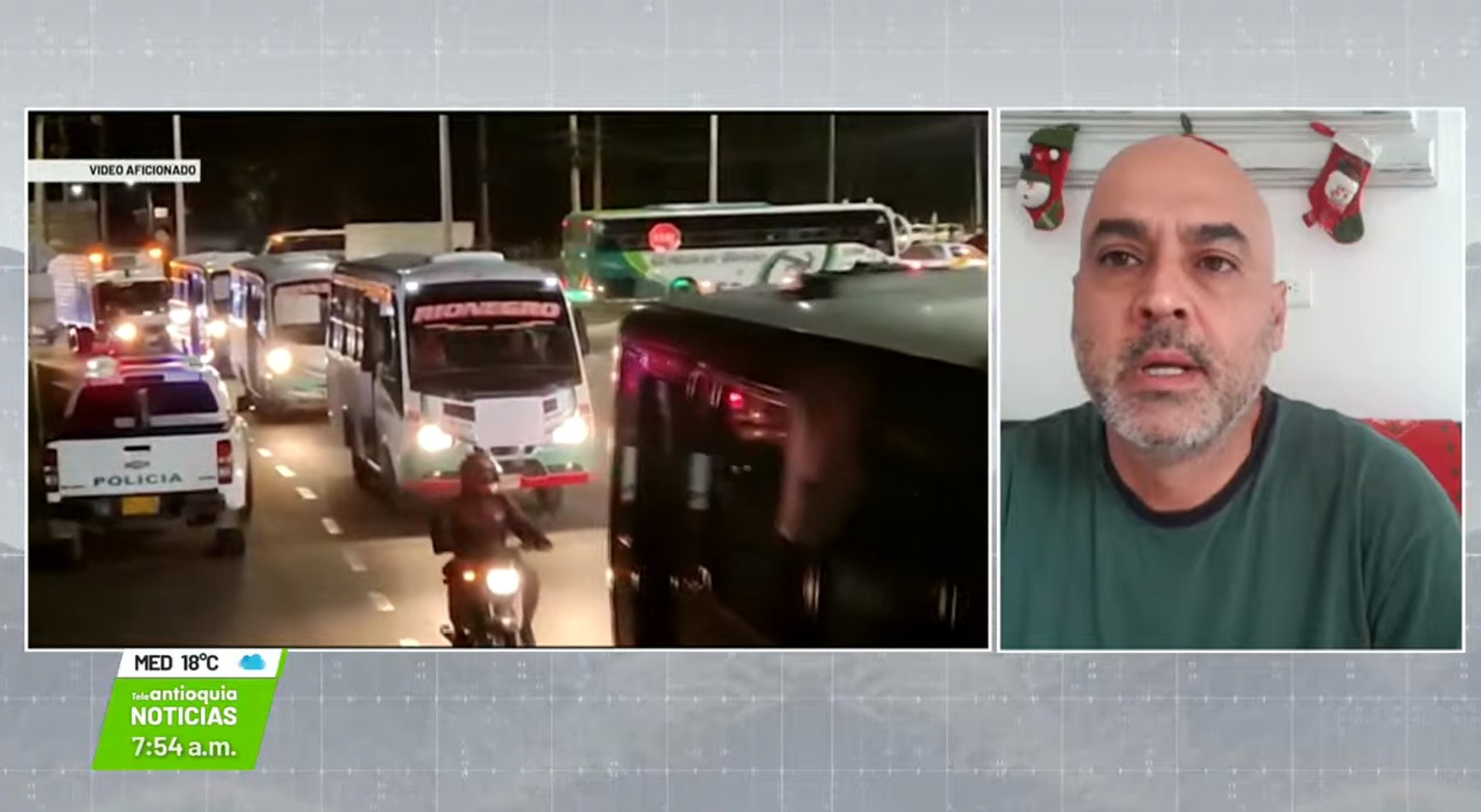 Entrevista con  Carlos Osorno, vocero paro de transportadores de Rionegro