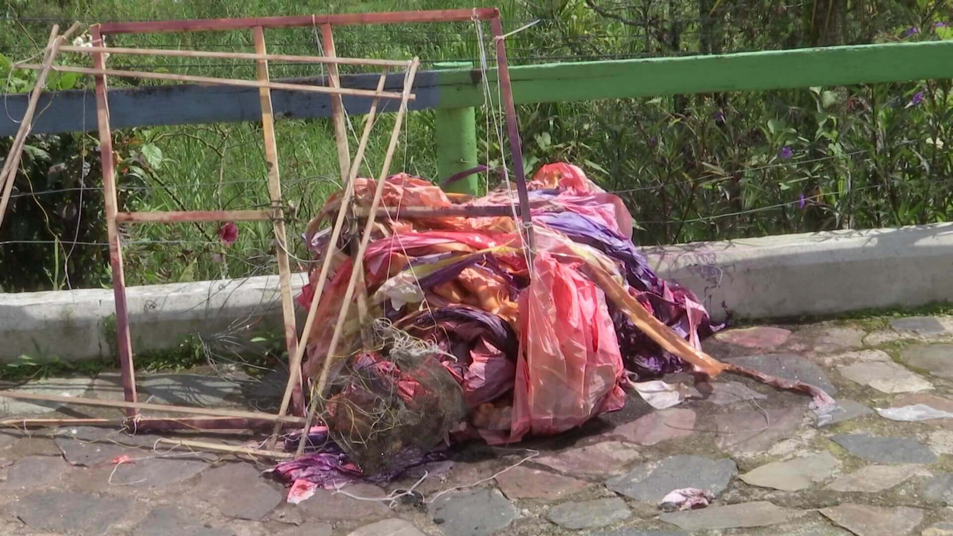 Globo cargado con pólvora cayó en hogar geriátrico en San Cristóbal