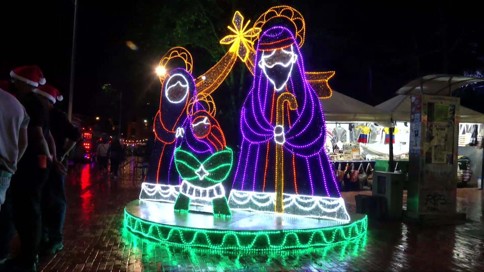 Medellín enciende los alumbrados navideños