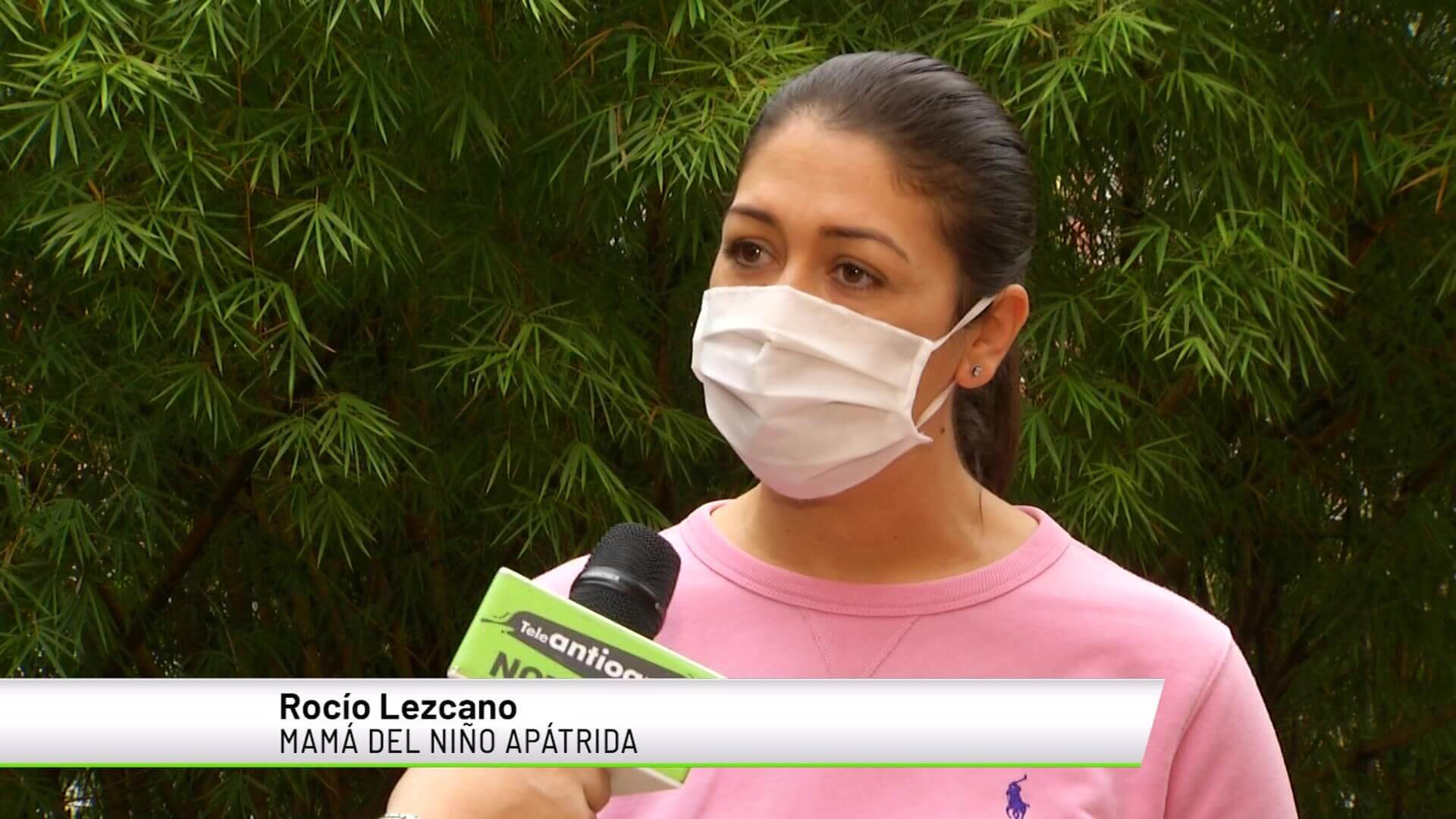 Niño nacido en Colombia es un apátrida