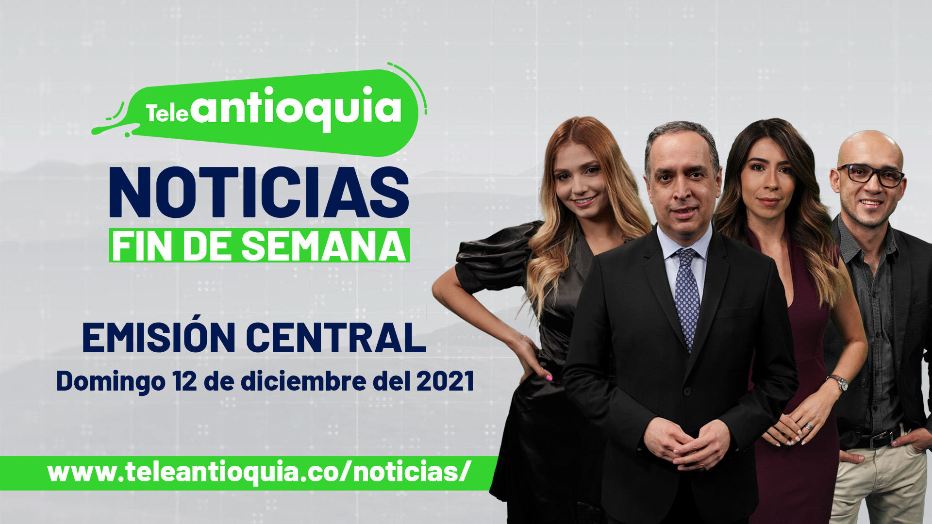 Noticiero domingo 12 de diciembre de 2021, emisión del medio día