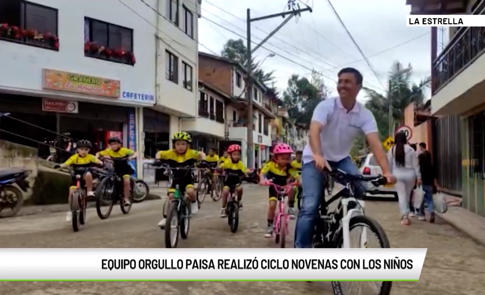 Equipo Orgullo Paisa realizó ciclo novenas con los niños