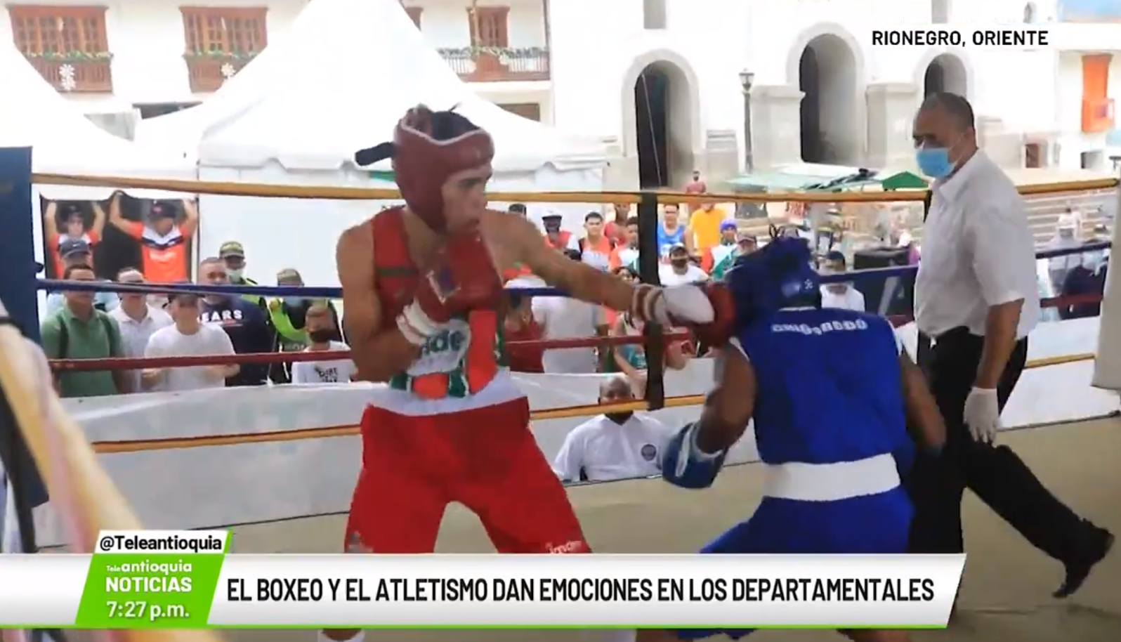 El boxeo y el atletismo dan emociones en los departamentales