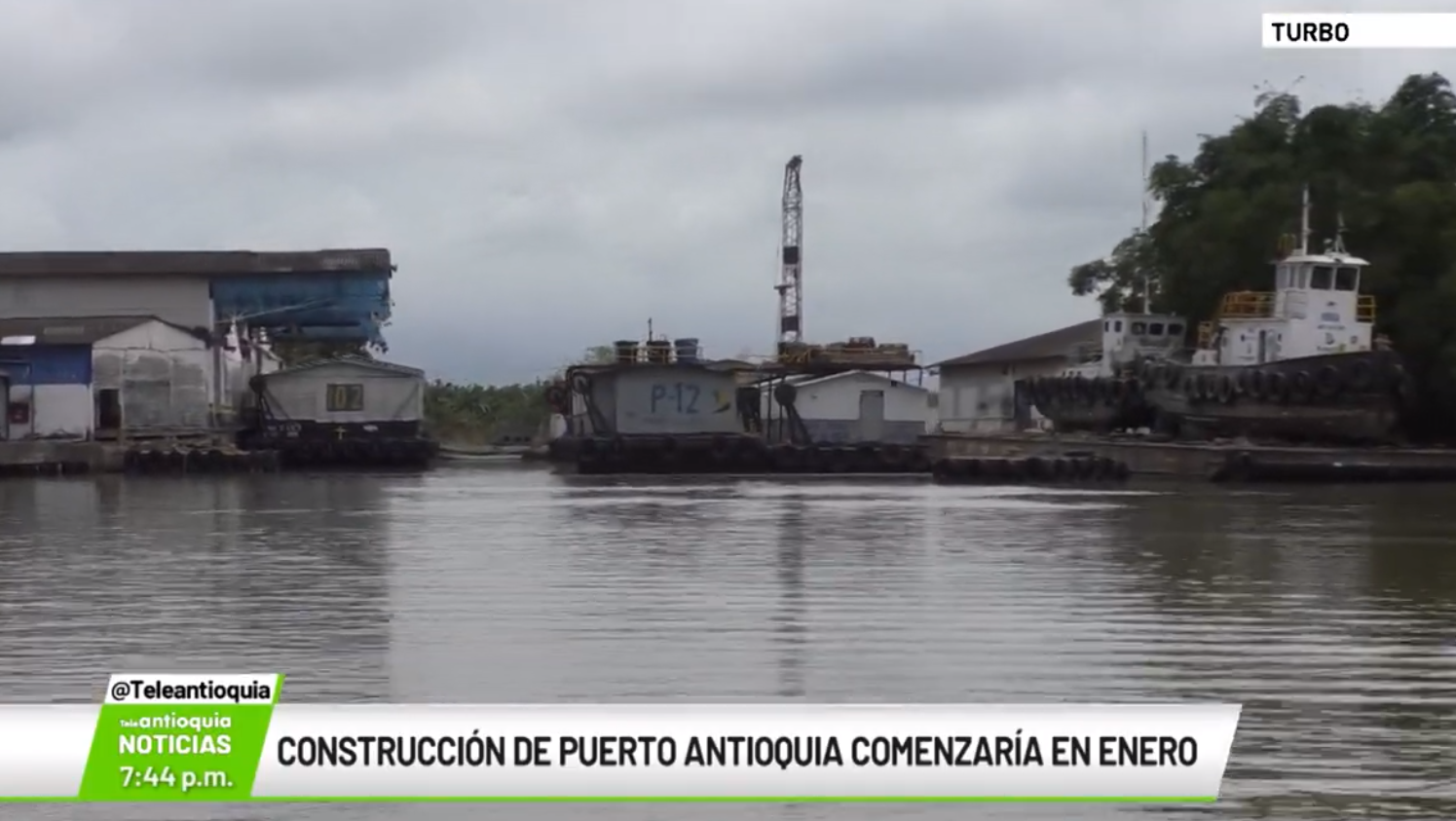 Construcción de Puerto Antioquia comenzaría en enero