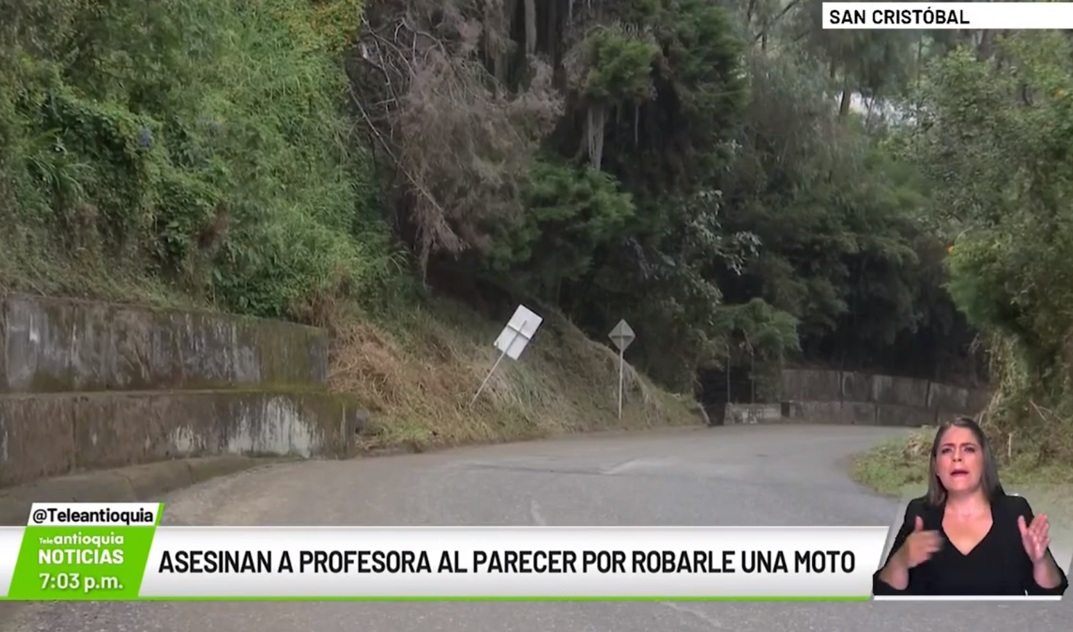 Asesinan a profesora al parecer por robarle una moto