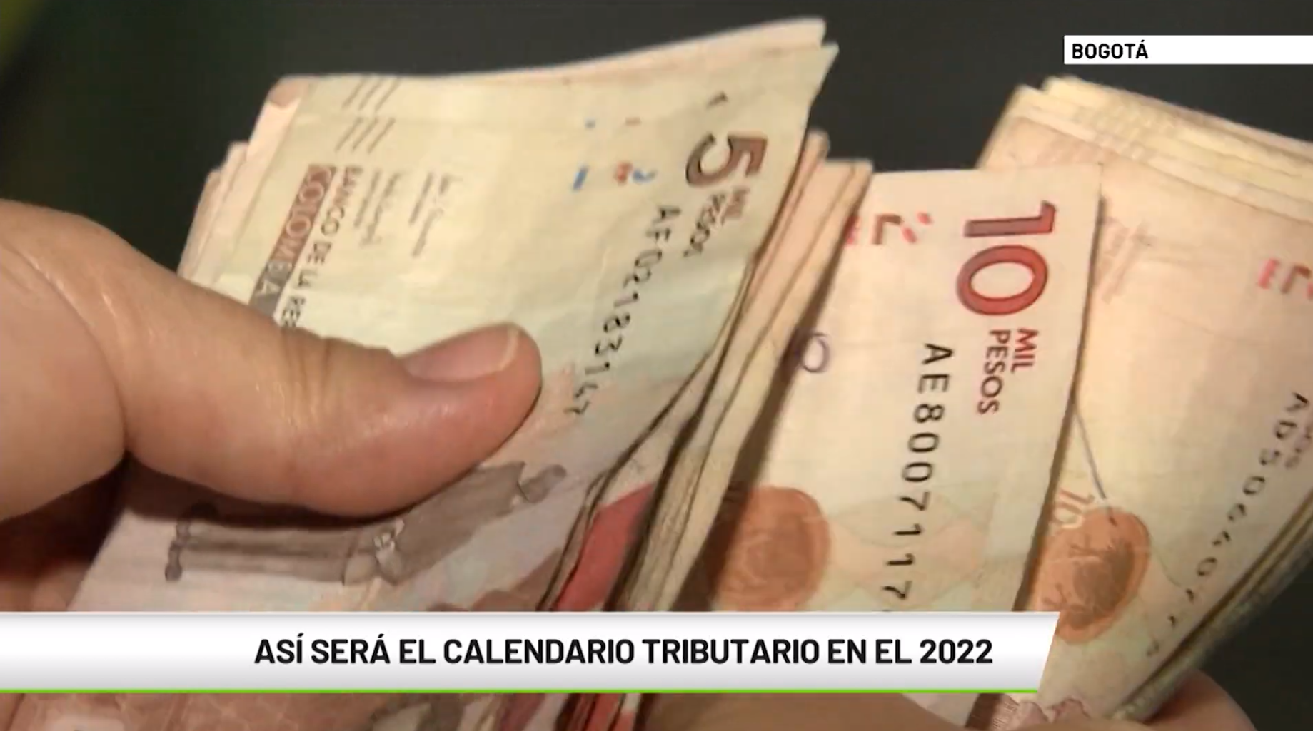 Así será el calendario tributario en el 2022