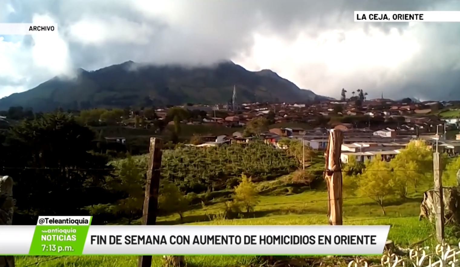 Aumento de homicidios en Oriente