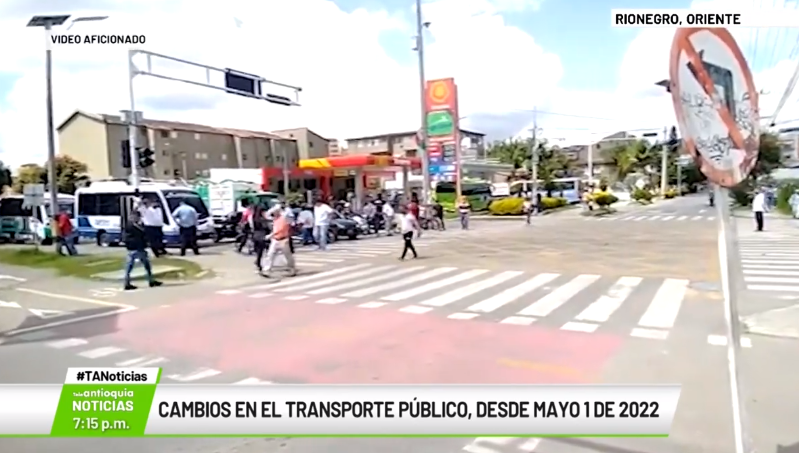 Cambios en el transporte público, desde mayo 1 de 2022