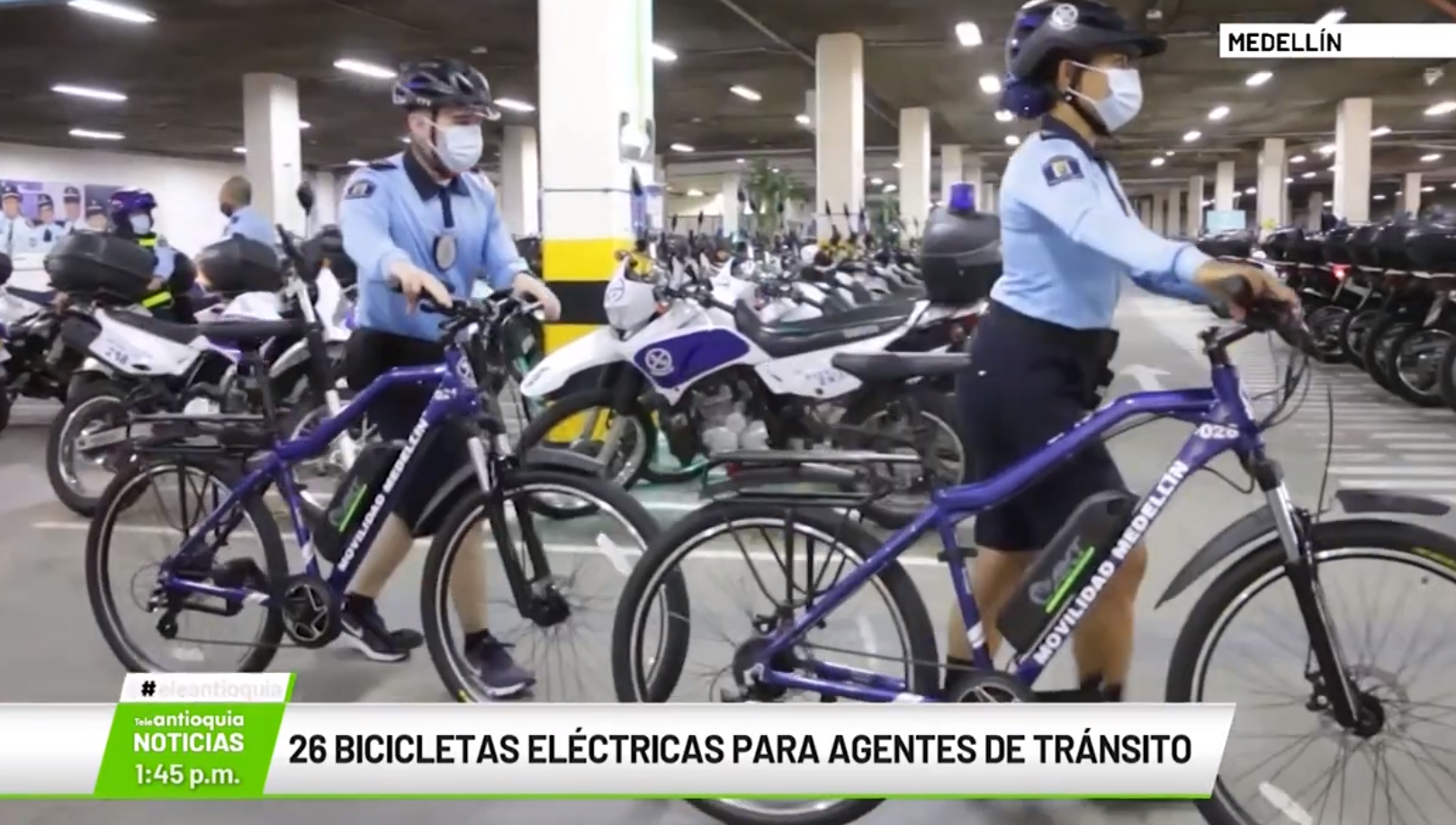 26 bicicletas eléctricas para agentes de tránsito