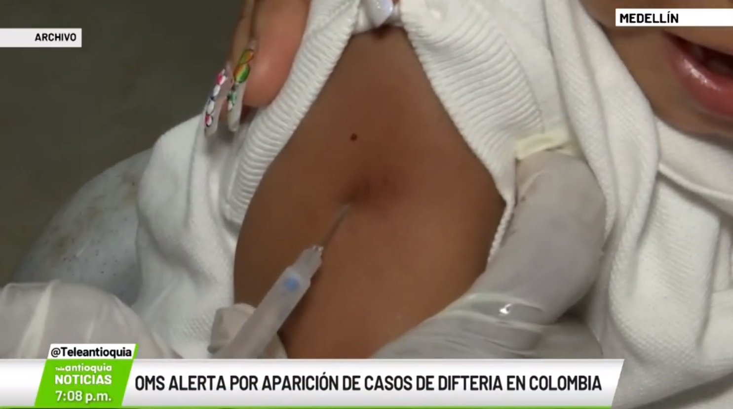 OMS alerta por aparición de casos de Difteria en Colombia