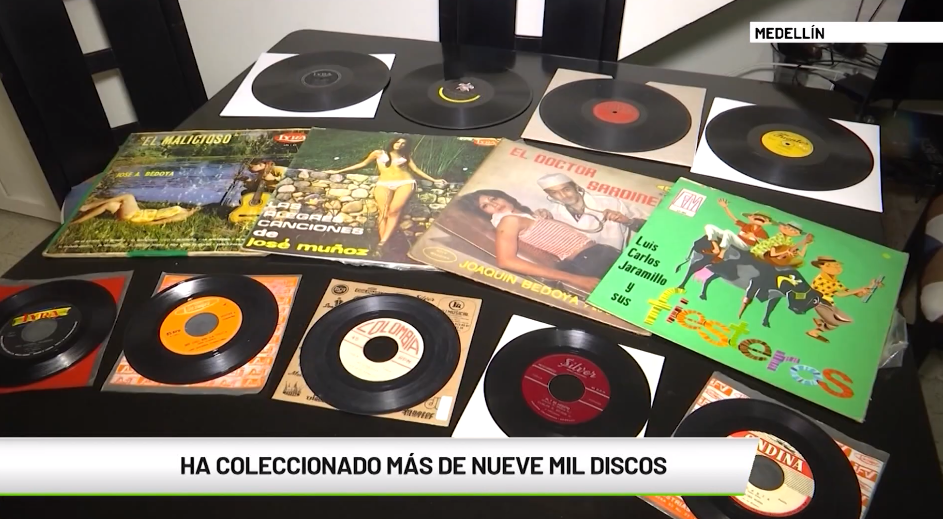 Ha coleccionado más de nueve mil discos