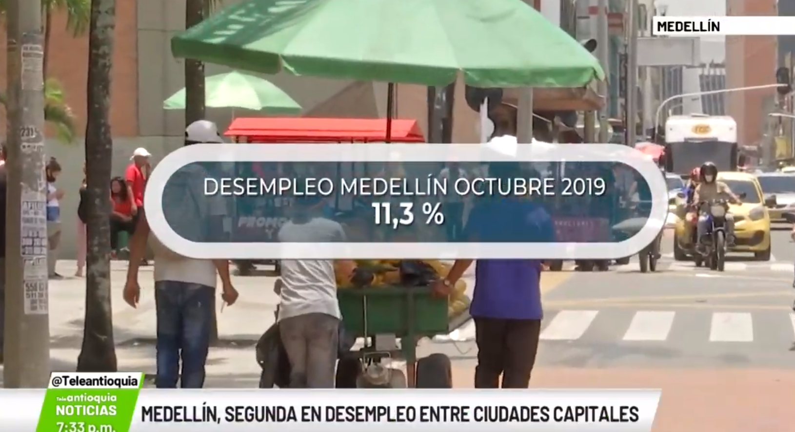 Medellín, segunda en desempleo entre ciudades capitales