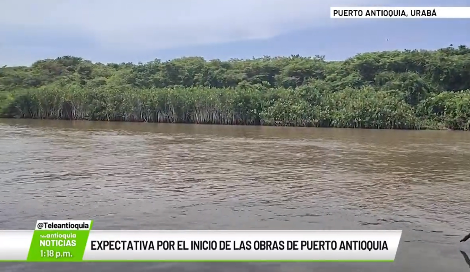 Expectativa por el inicio de las obras de Puerto Antioquia