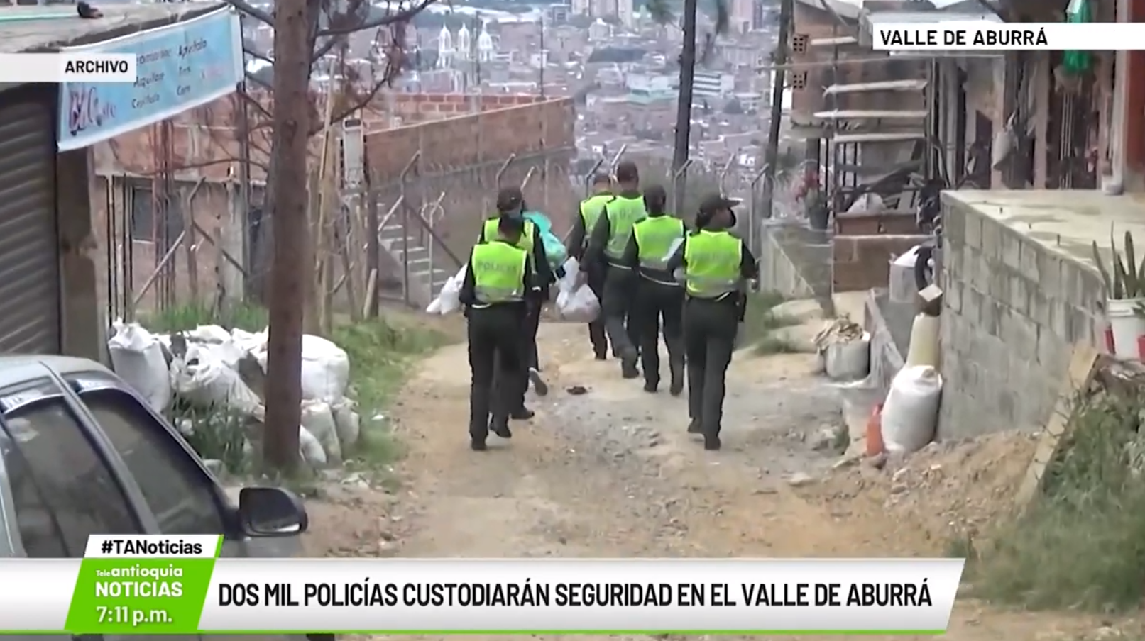 Refuerzo de policías