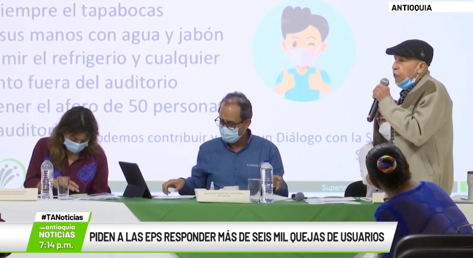 Piden a las EPS responder más de seis mil quejas de usuarios