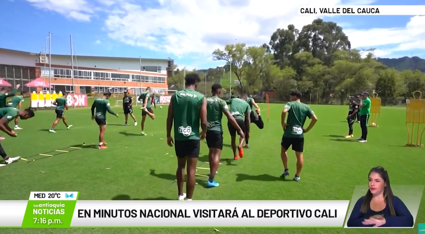 Nacional visitará al Deportivo Cali