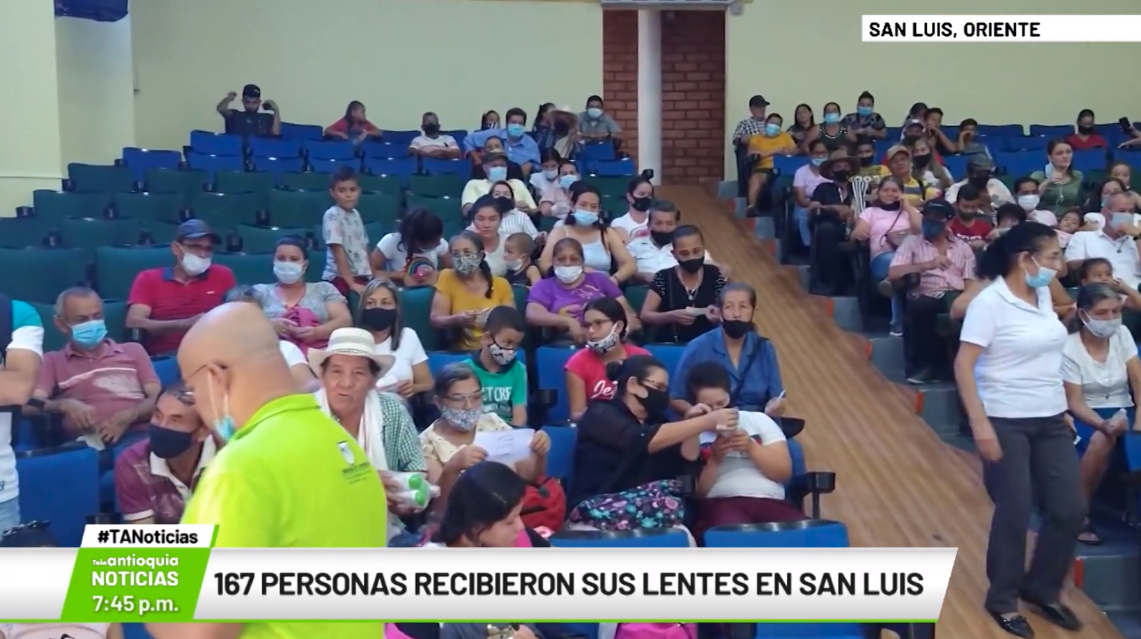 167 personas recibieron sus lentes en San Luis