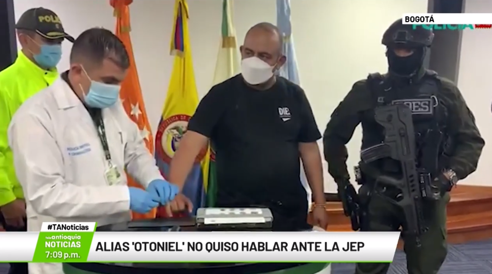 Alias ‘Otoniel’ no quiso hablar ante la JEP