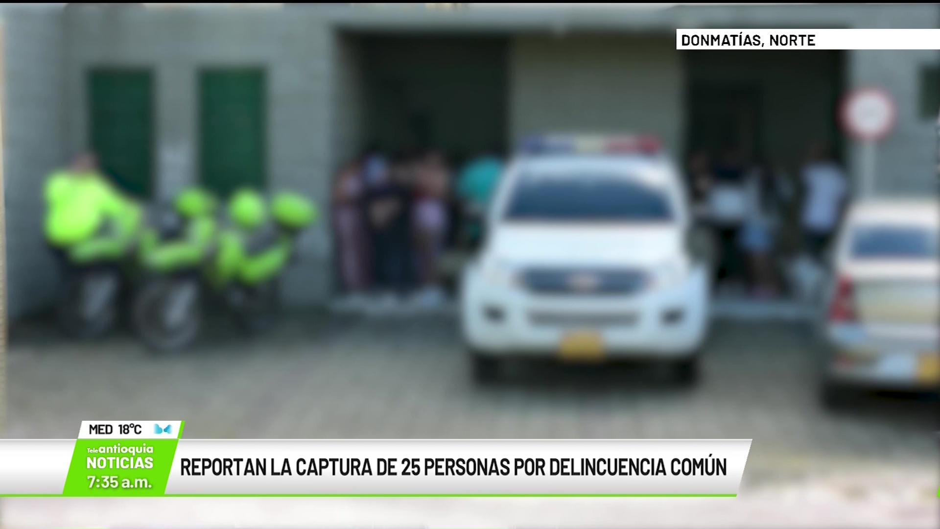 Reportan la captura de 25 personas por delincuencia común